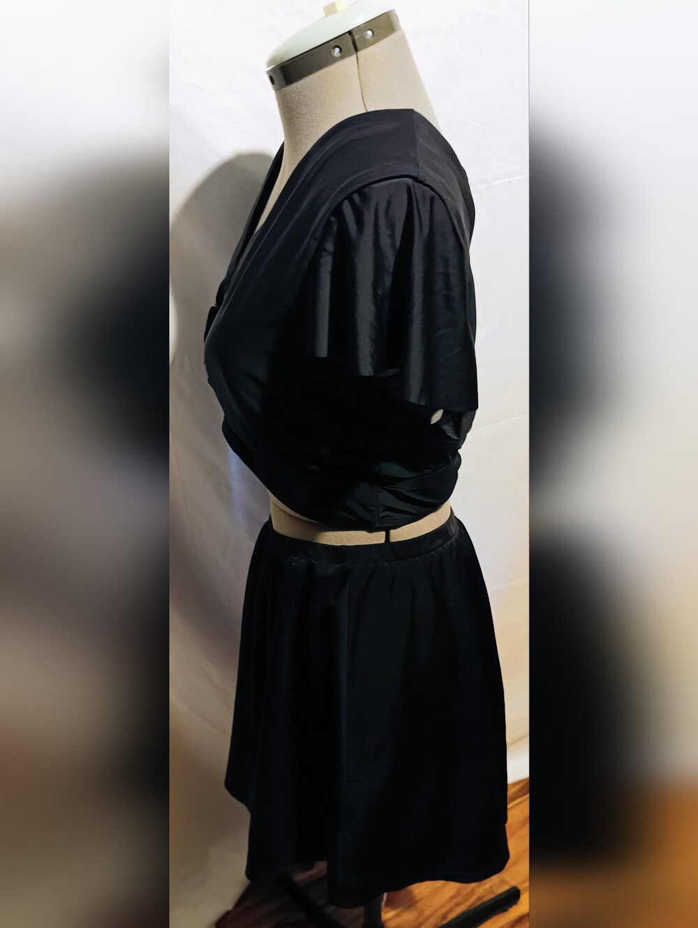 🥬Torrid Black Two-Piece Swim Set – Size 3 - Picture 5 of 8